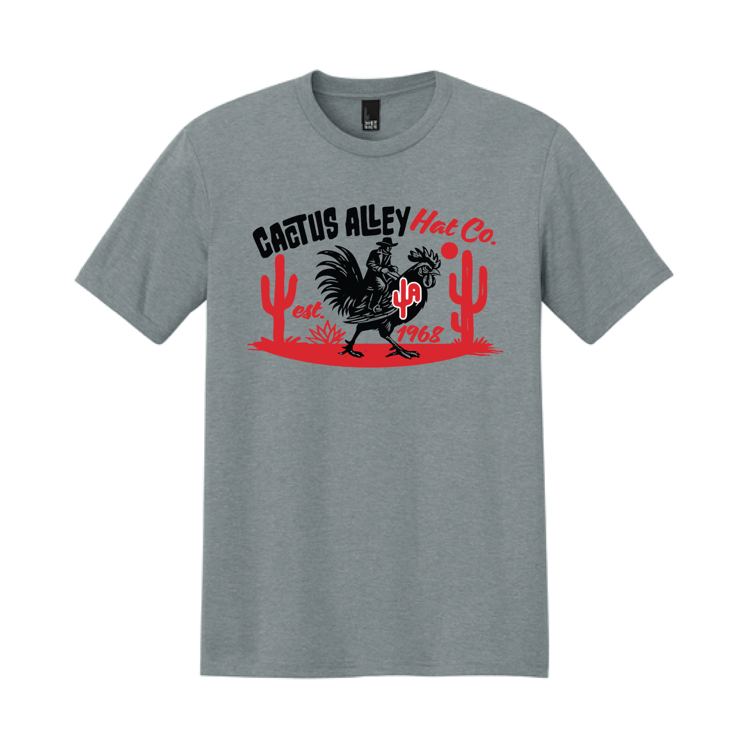 "Featha Steppa" - Heathered Grey Adult Tee