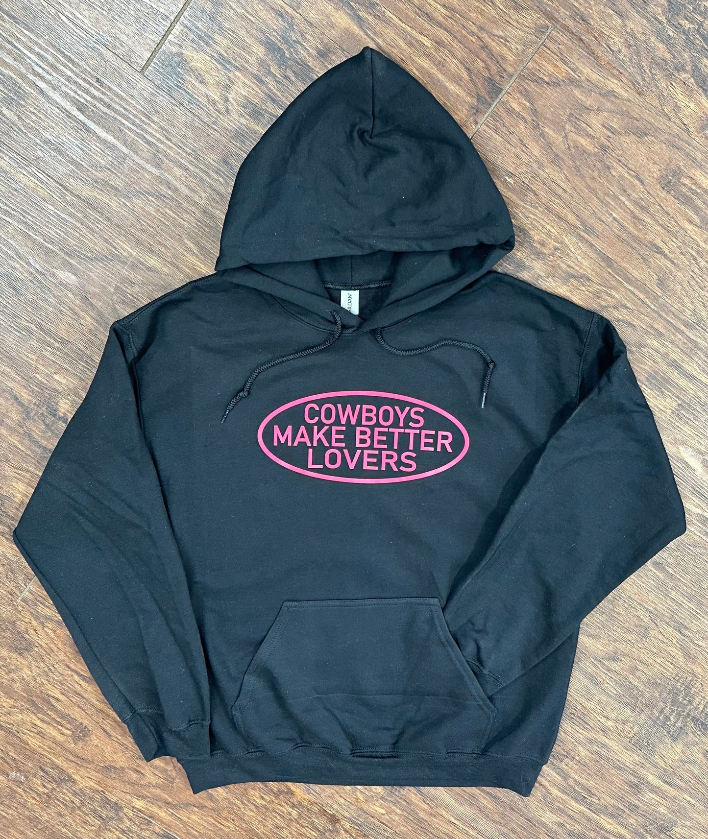 Hot Pink "Better Lovers" - Black Adult Hoodie