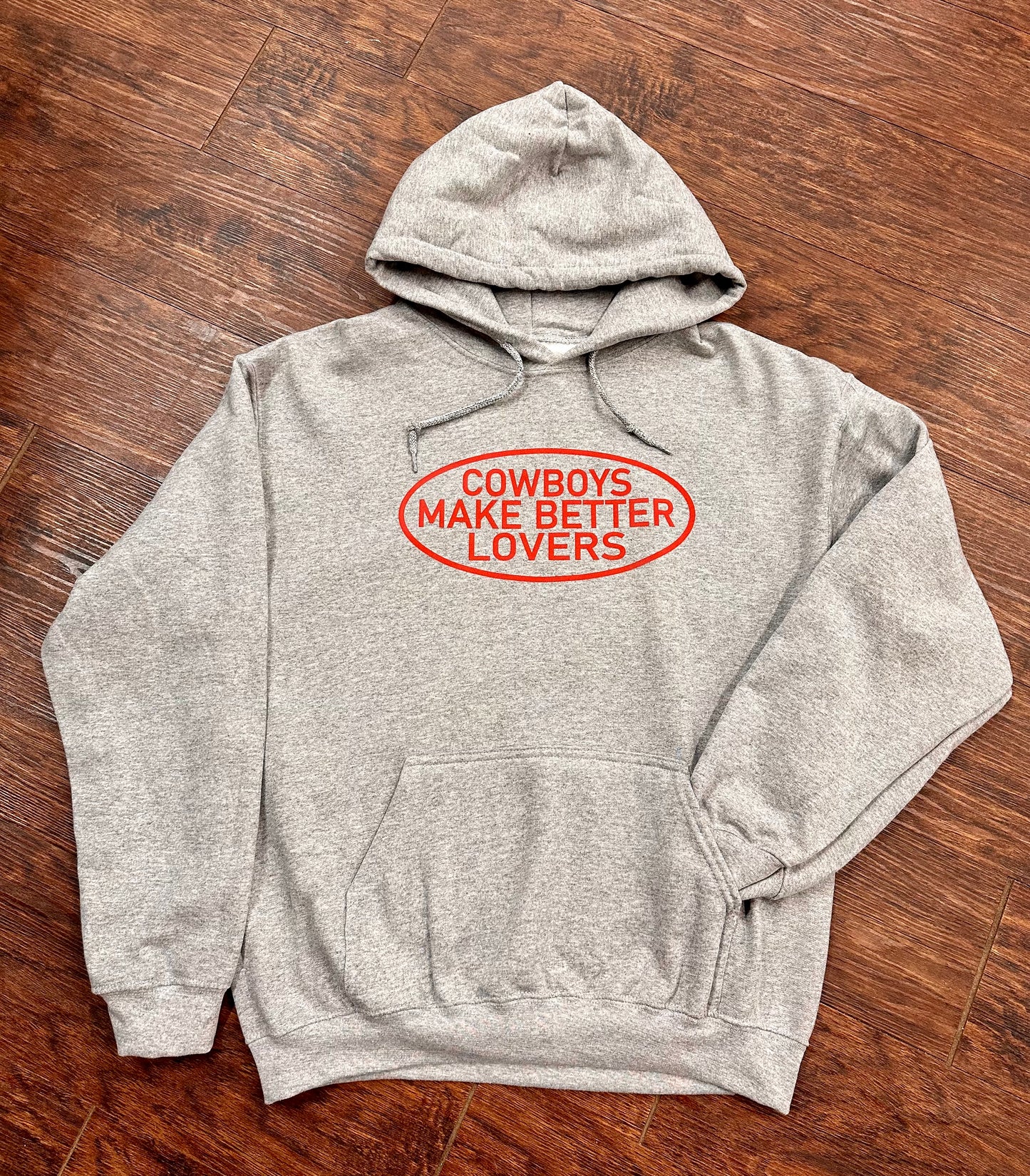 Red "Better Lovers" - Ash Grey Adult Hoodie