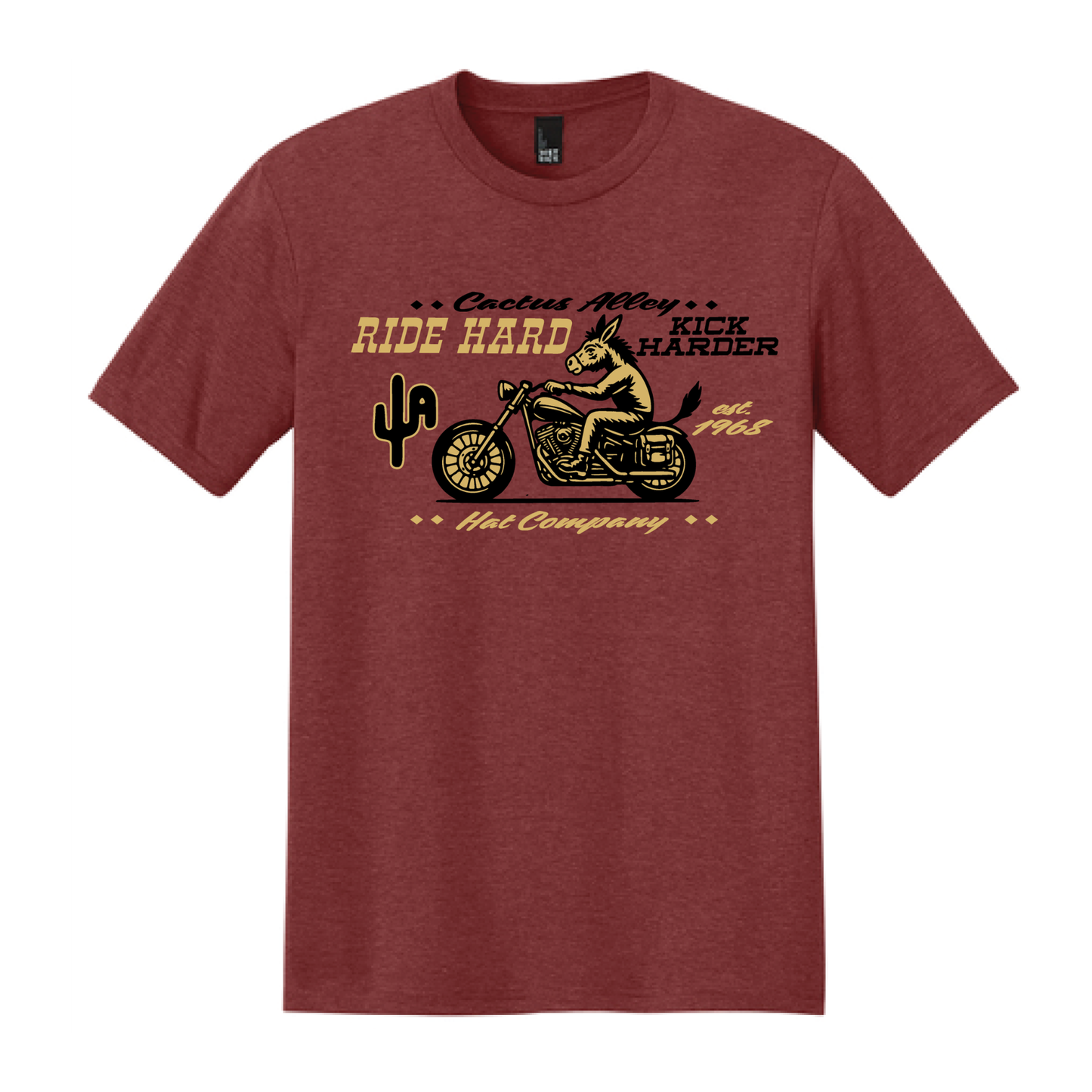 "Kick Harder" - Heathered Russett Adult Tee