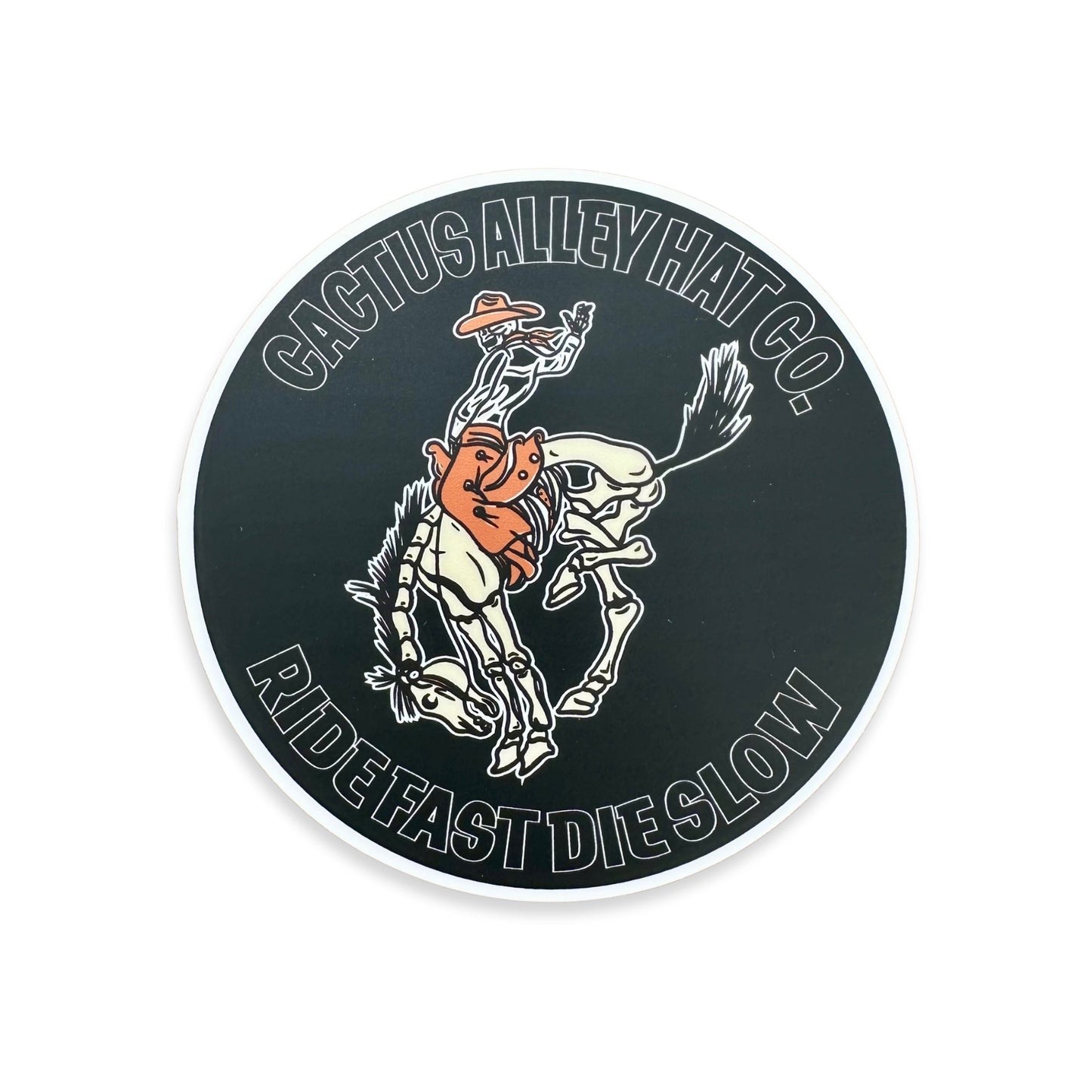 Ride Fast Die Slow - CA Sticker