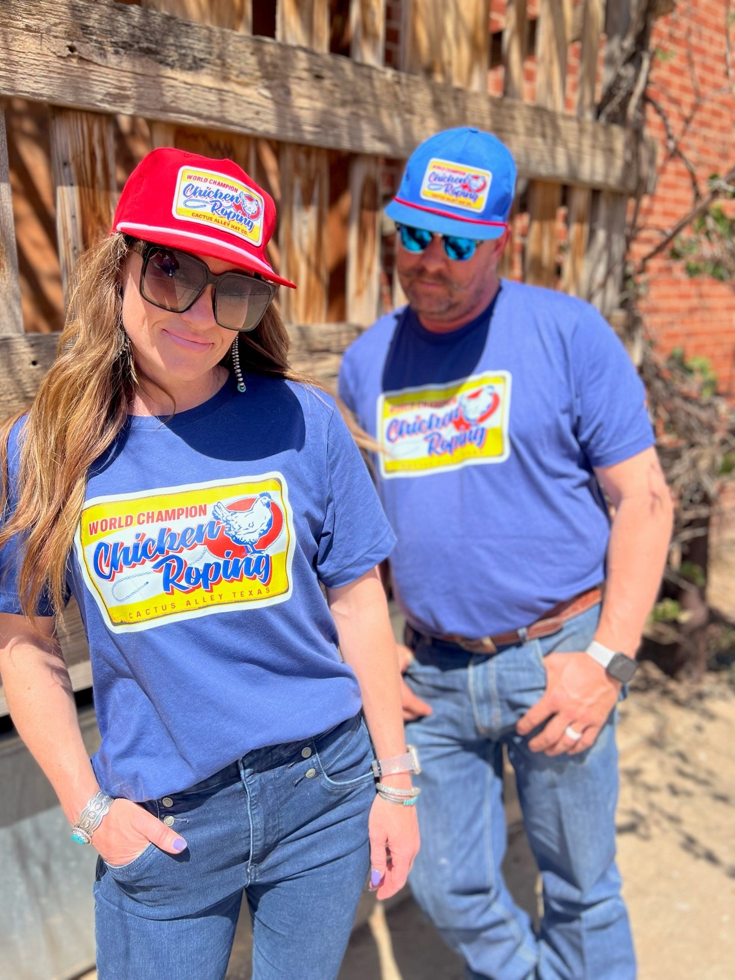 "Chicken Choking" - Navy Adult Tee
