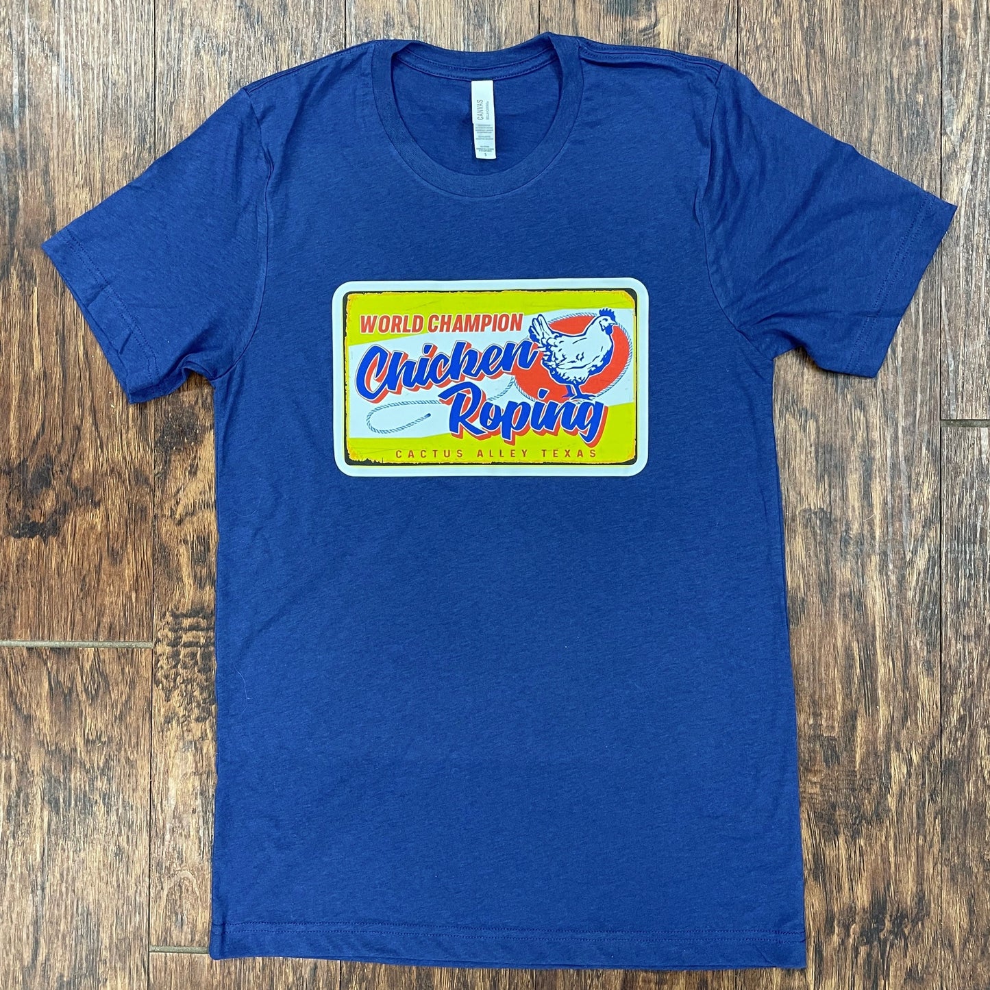 "Chicken Choking" - Navy Adult Tee