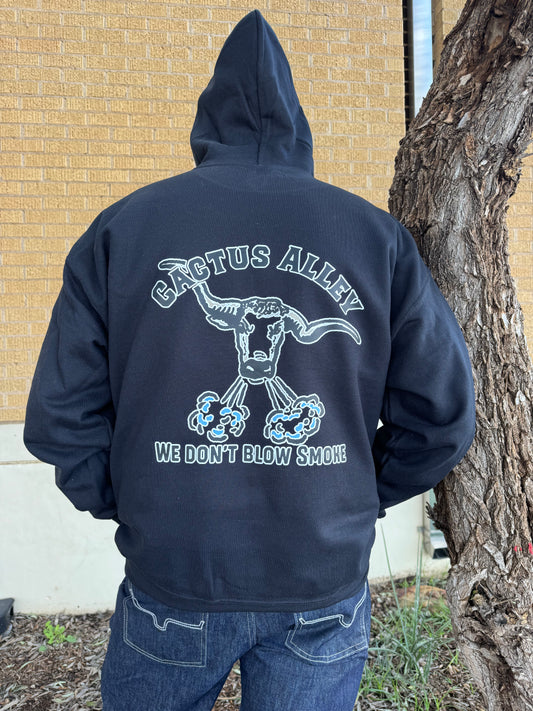 "Blowin' Smoke" - Black Adult Hoodie