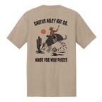 "Buckin Dillo" - Desert Tan Adult Tee