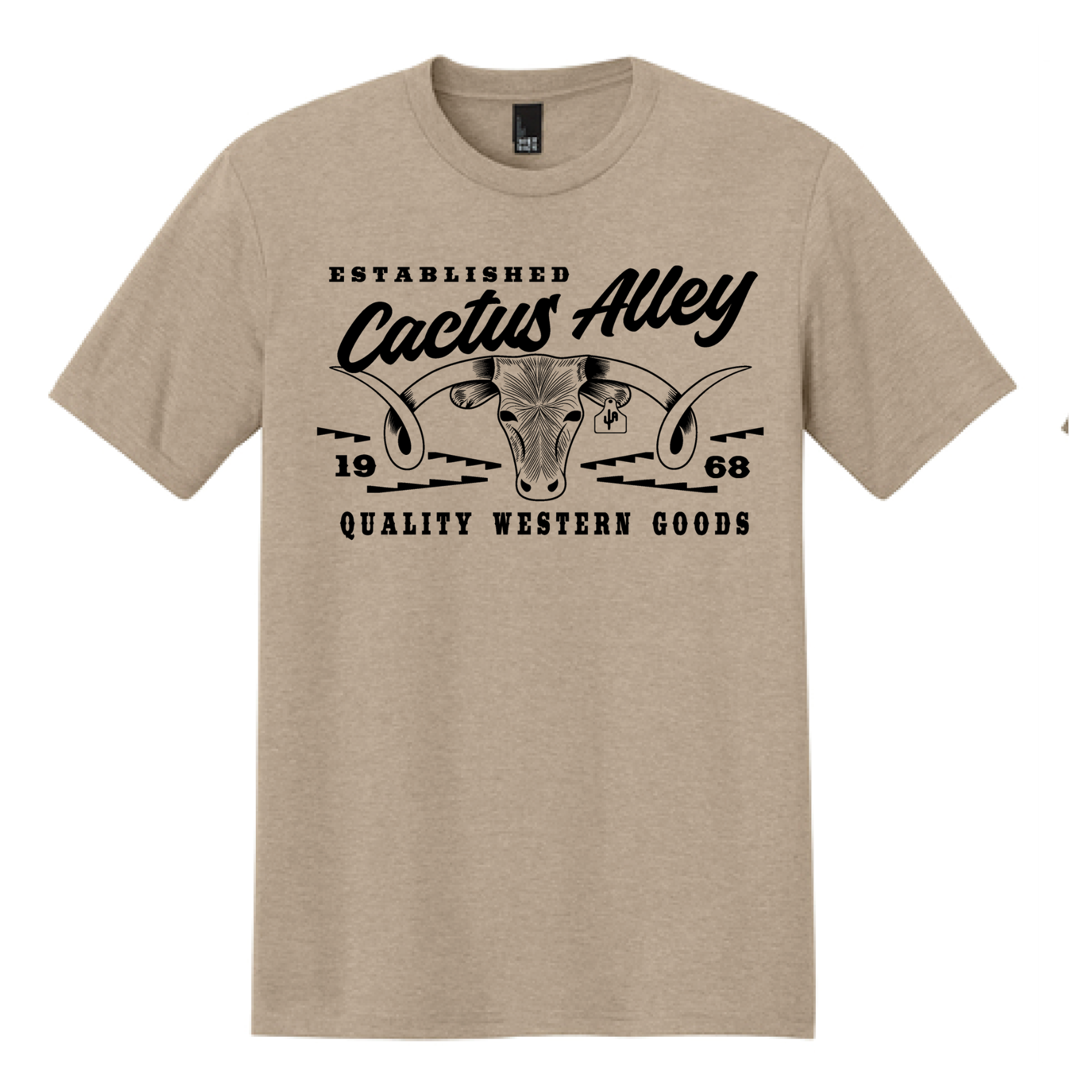 "Cattle Drive" - Desert Tan Adult Tee