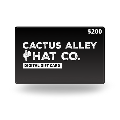 Cactus Alley Hat Co. Gift Card