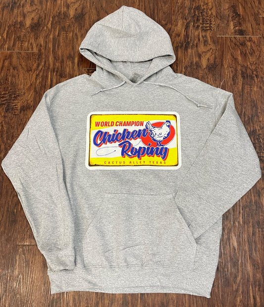 "Chicken Choking" - Sport Grey Adult Hoodie