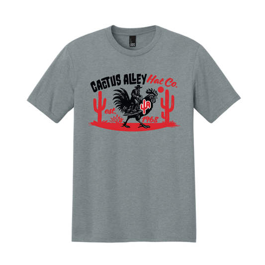 "Featha Steppa" - Heathered Grey Adult Tee
