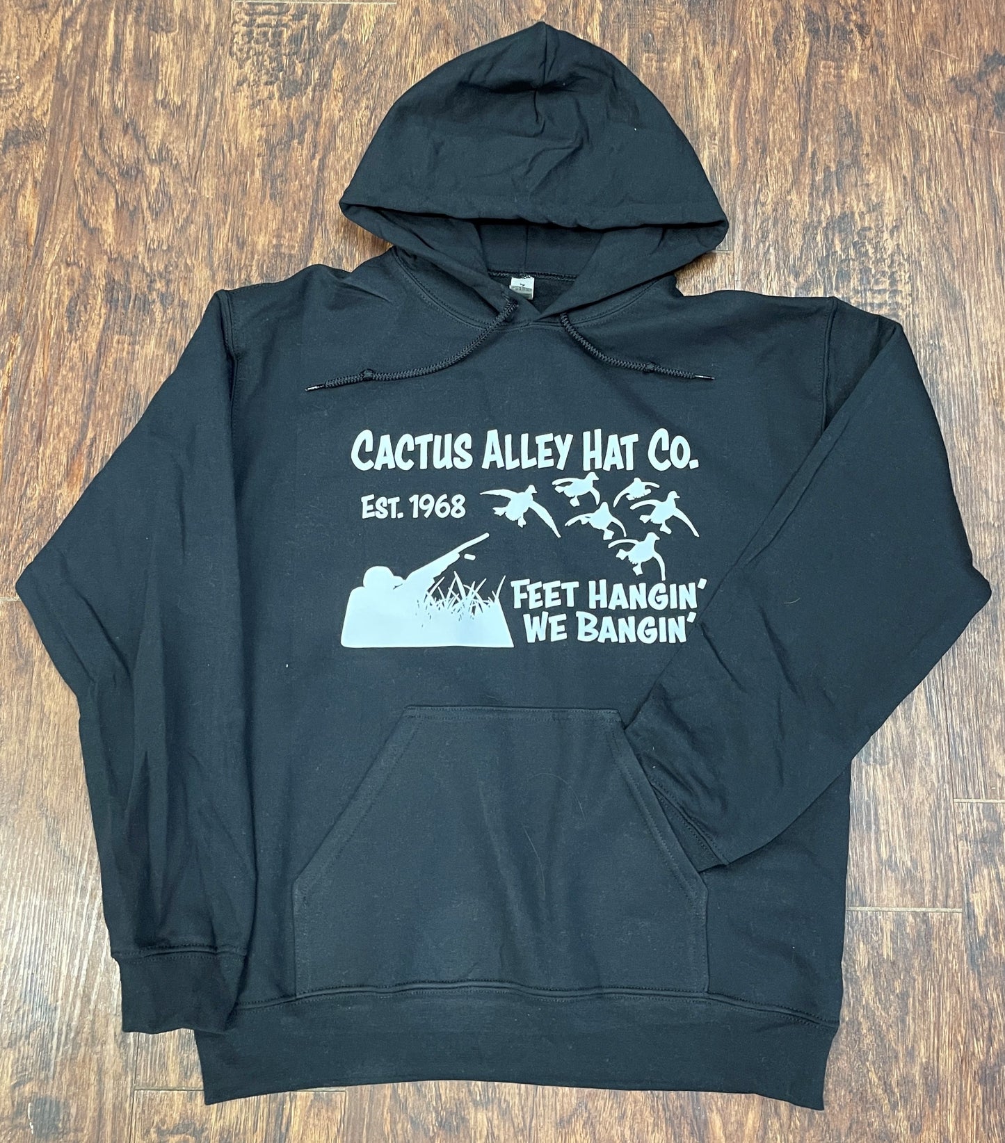 "Feet Hangin" - Black Adult Hoodie