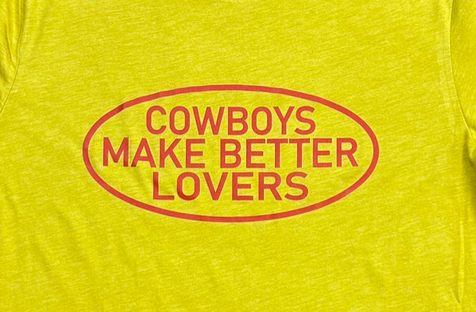 Red "Better Lovers" - Mustard Adult Tee