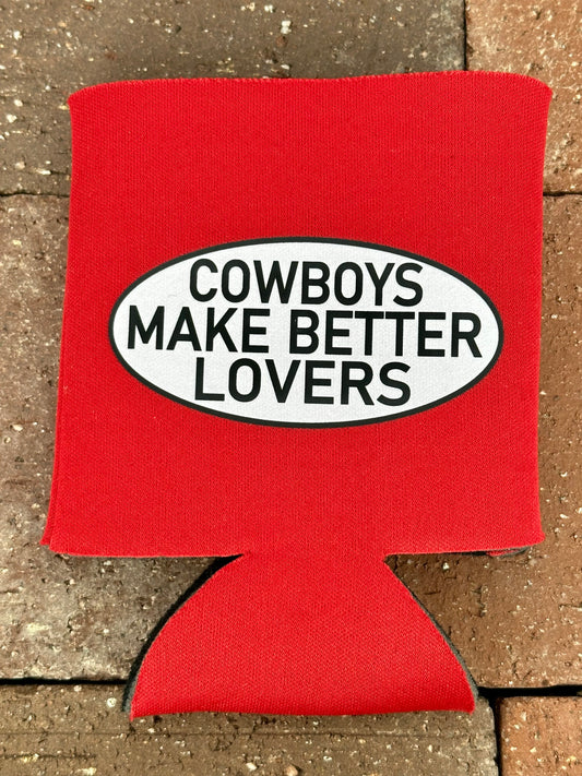 Cactus Alley Hat Co Koozie - Red/ Better Lovers in Black