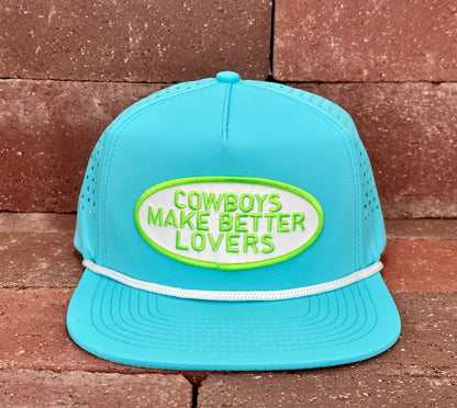 "GRNW Better Lovers" - CA Turquoise Laser Holes/ White Rope, Snapback Cap