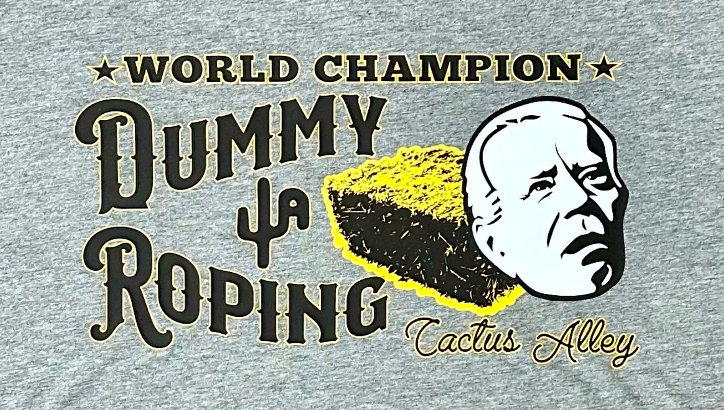 "Dummy Roping" - Grey Frost Adult Tee