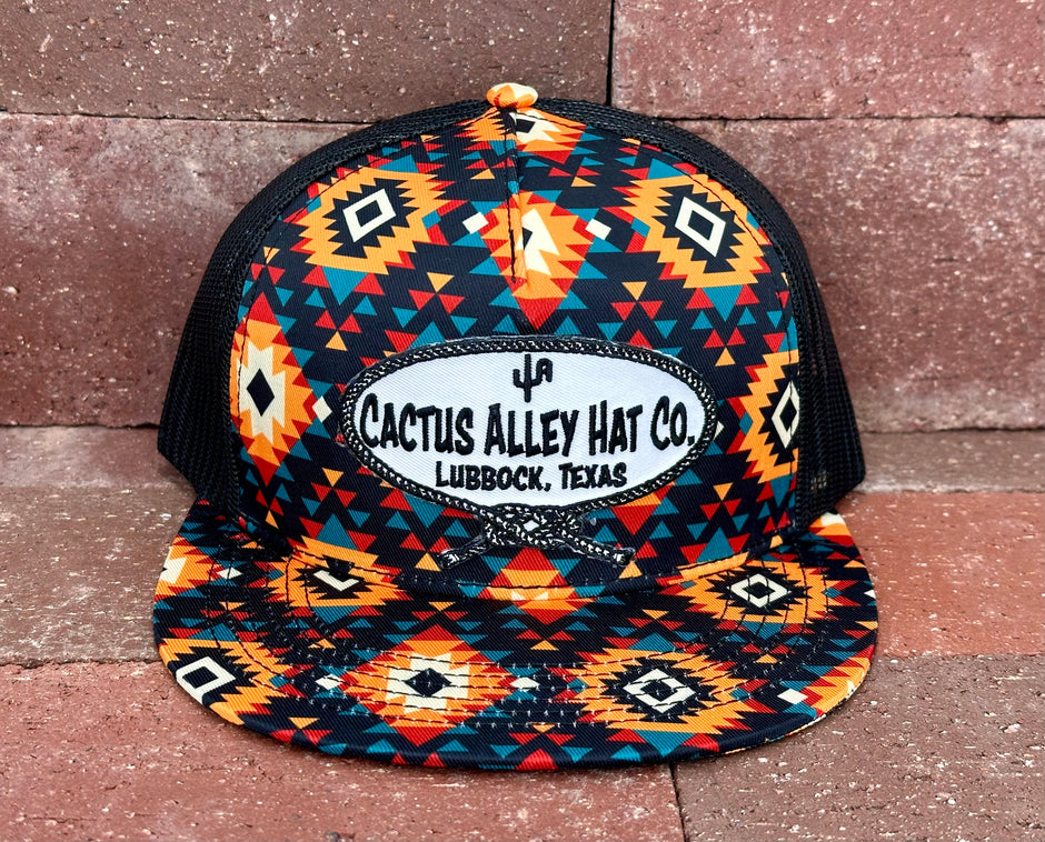 Bovine Bus Driver Cactus Alley Black/White Aztec, Snapback Cap main image 0