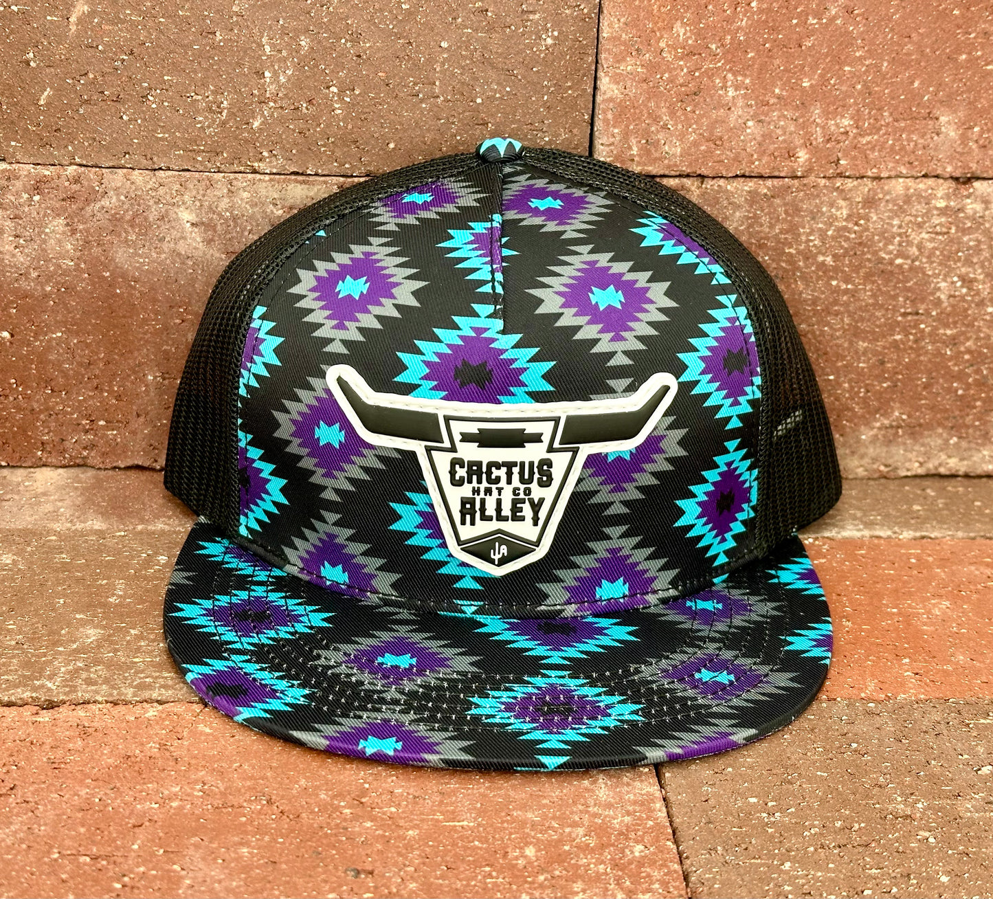 "Aztec Skull" - CA Dolly P Aztec, Snapback Cap