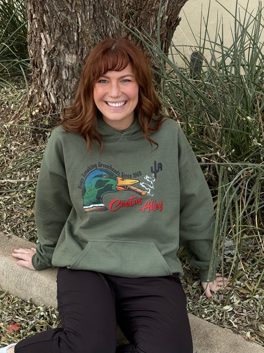 "Greenheads" - Military Green Adult Hoodie