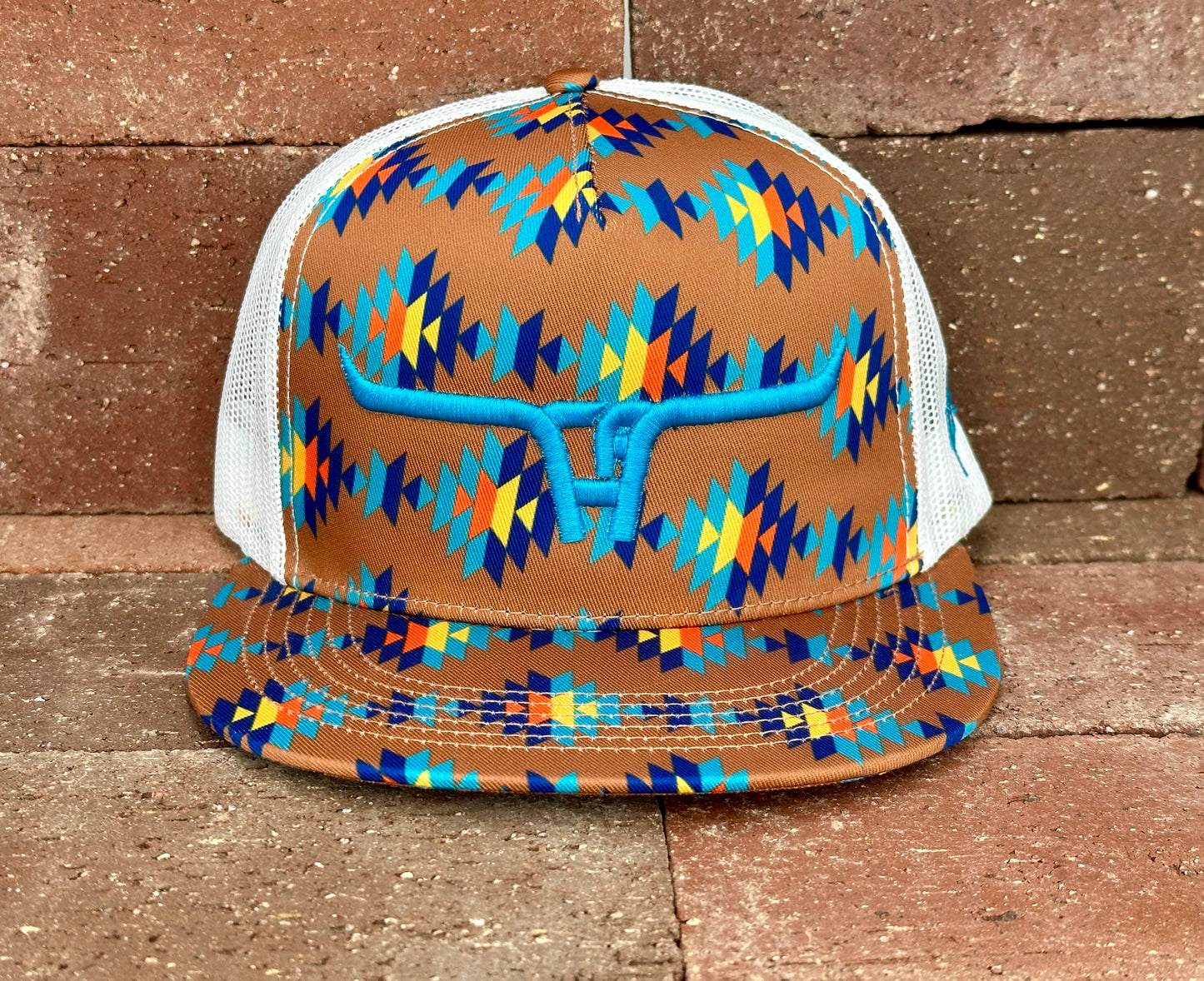 "Cactus Alley Longhorn" - CA Dirty Sancho Aztec, Snapback Cap