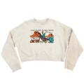 "Low Rider" - Bone Women's Cropped Crewneck