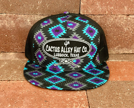 "Neck Rope-BLK" - CA Dolly P Aztec, Snapback Cap