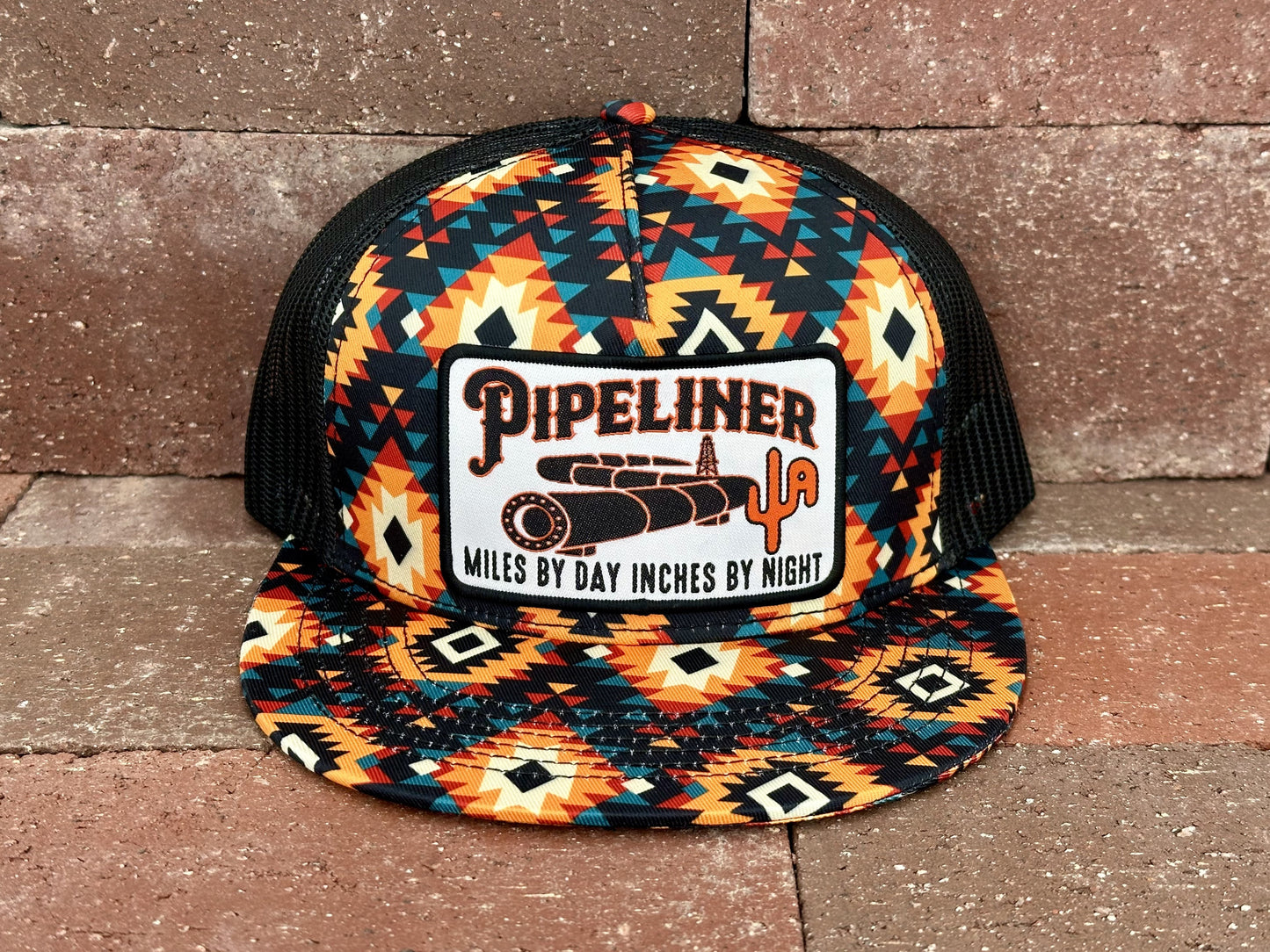 "Pipeliner" - CA Sunburst Aztec, Snapback Cap