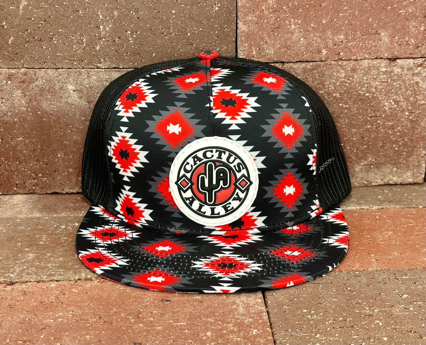 "Red Diamond" - CA Buddy Holly Aztec, Snapback Cap