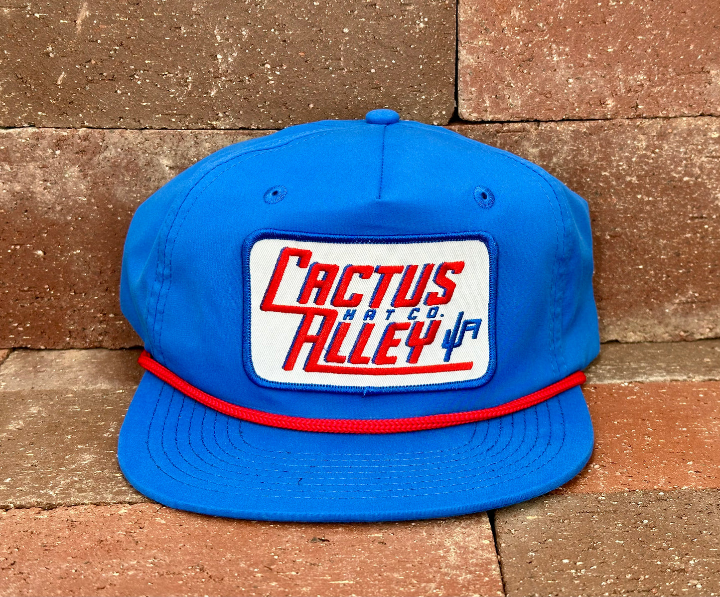 "Retro" - CA256 Royal Blue/ Red Rope Snapback