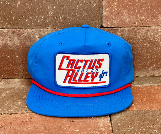 "Retro" - CA256 Royal Blue/ Red Rope Snapback