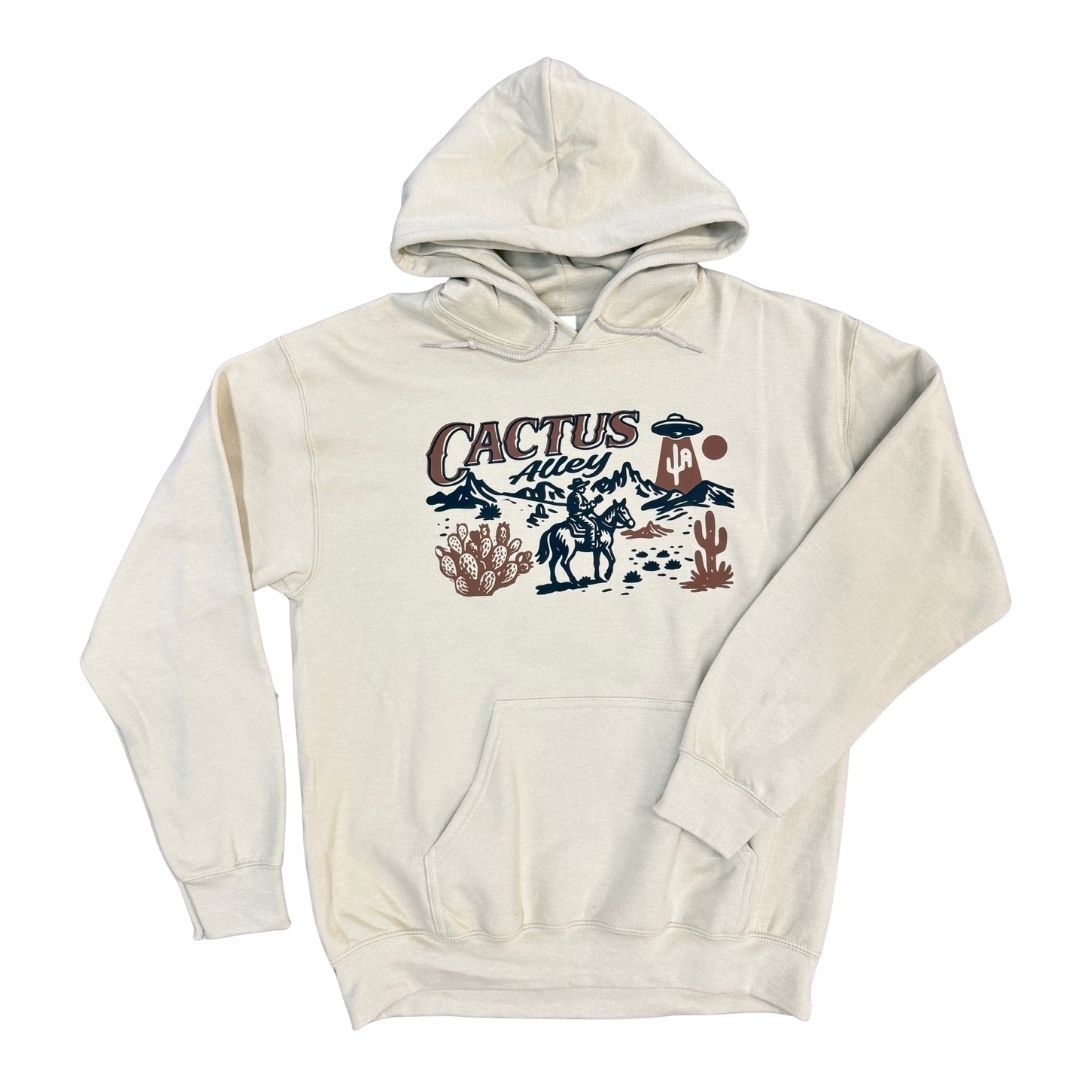 "Space Cowboy" - Sand Adult Hoodie