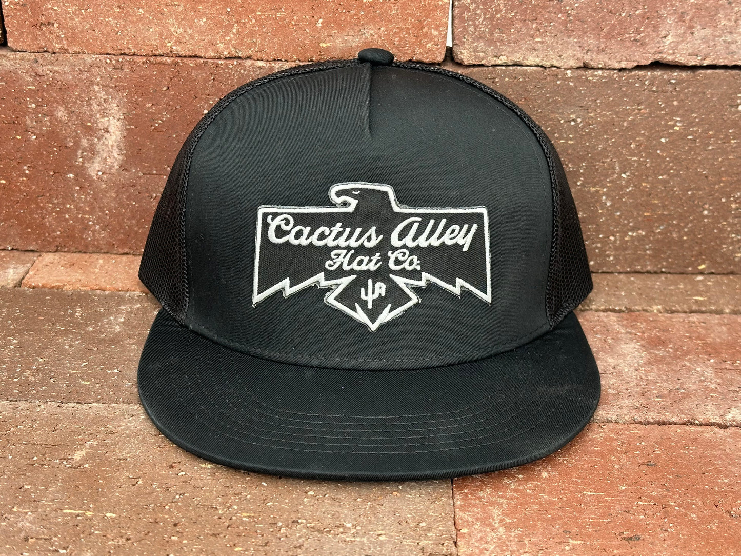 "T-Bird" - CA 6006 Black/ Black Mesh, Snapback Cap