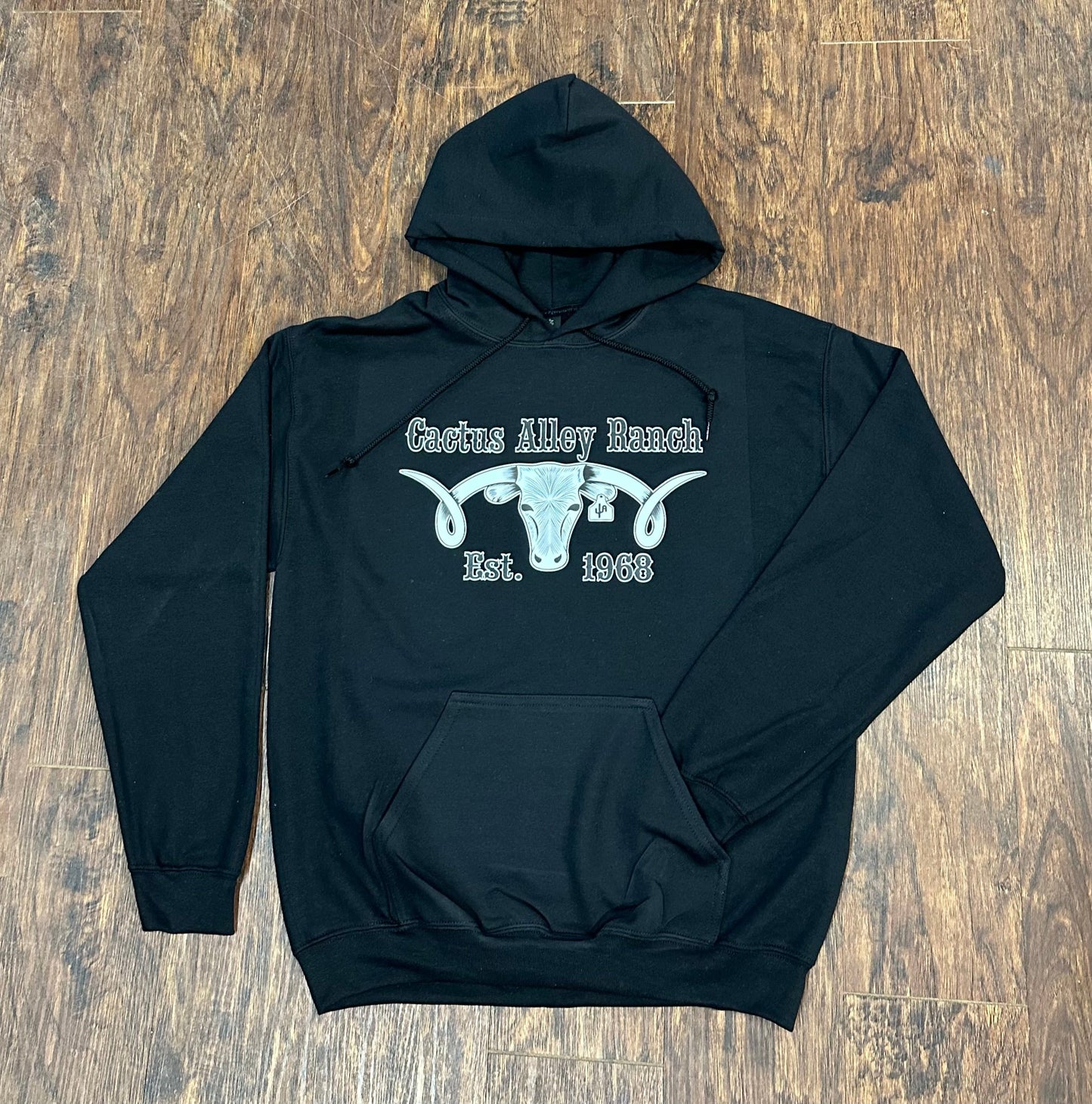 "The Big Curl" - Black Adult Hoodie