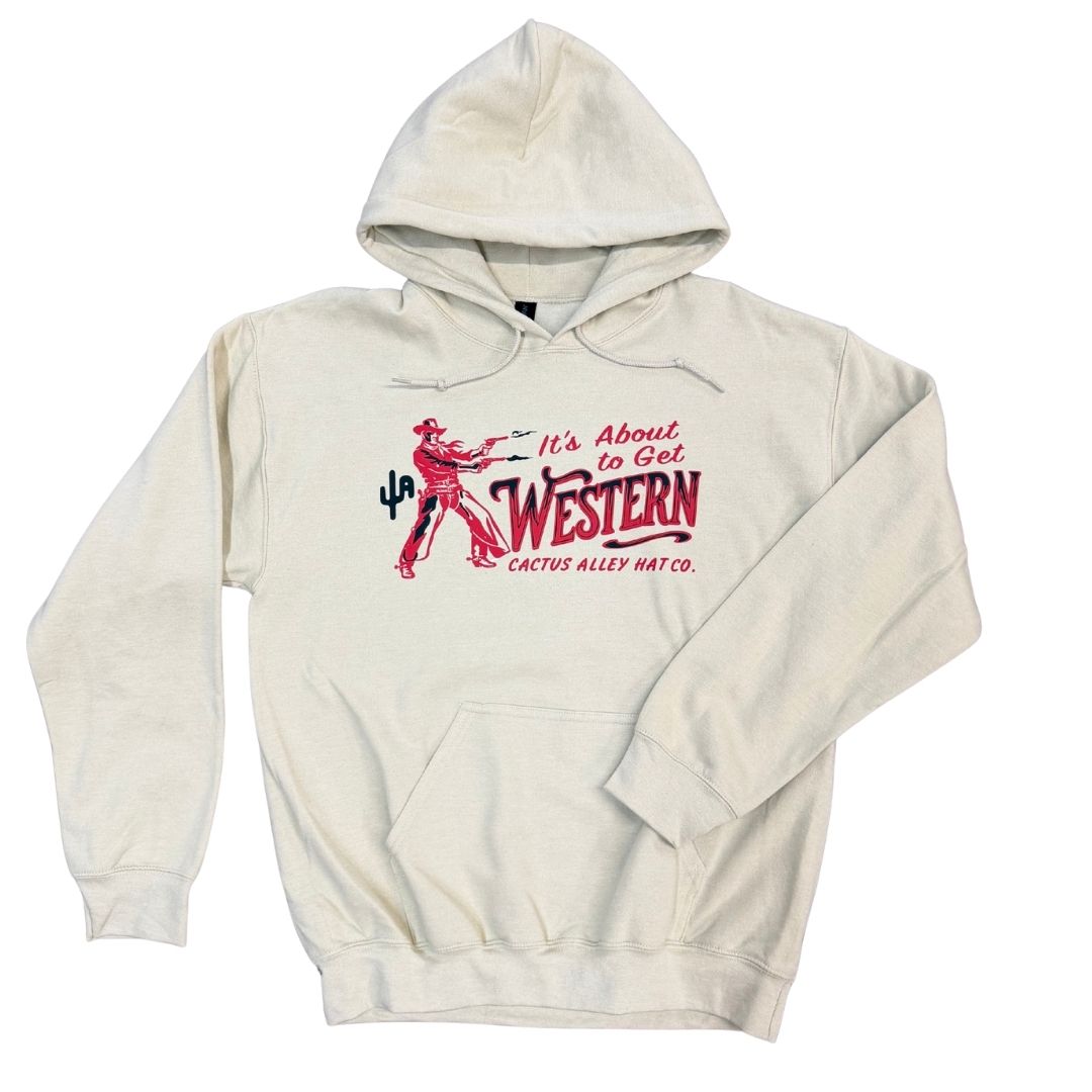 "Western" - Sand Adult Hoodie