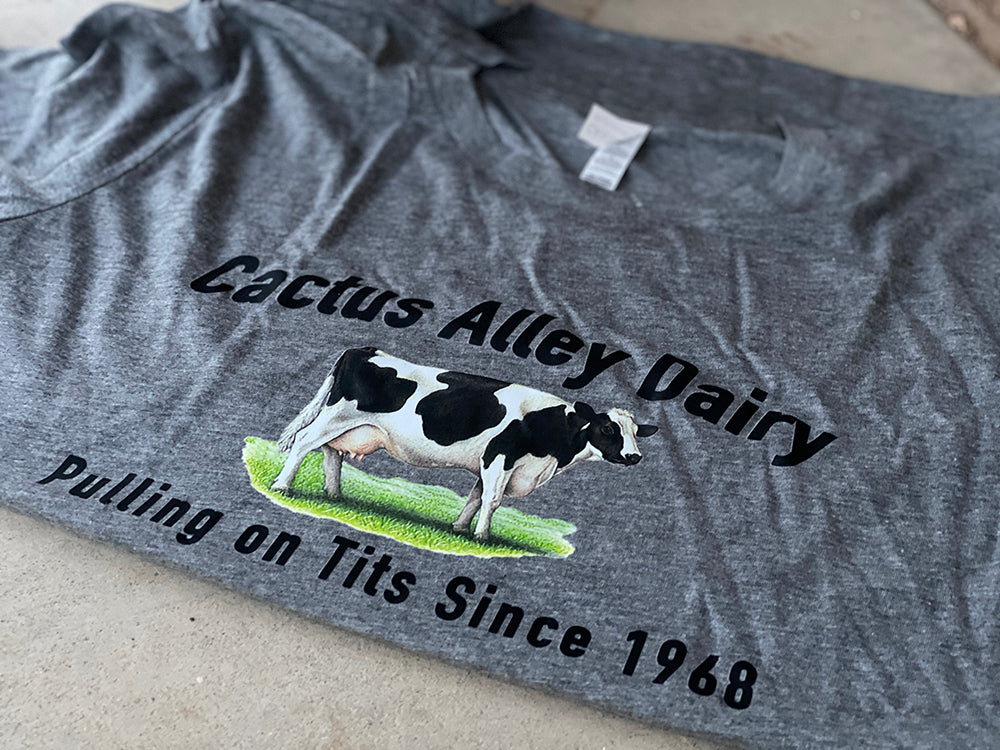 "Dairy" - Grey Frost Adult Tee